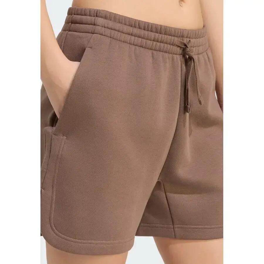 Short en polaire femme adidas Studio 3-Stripes 6/7