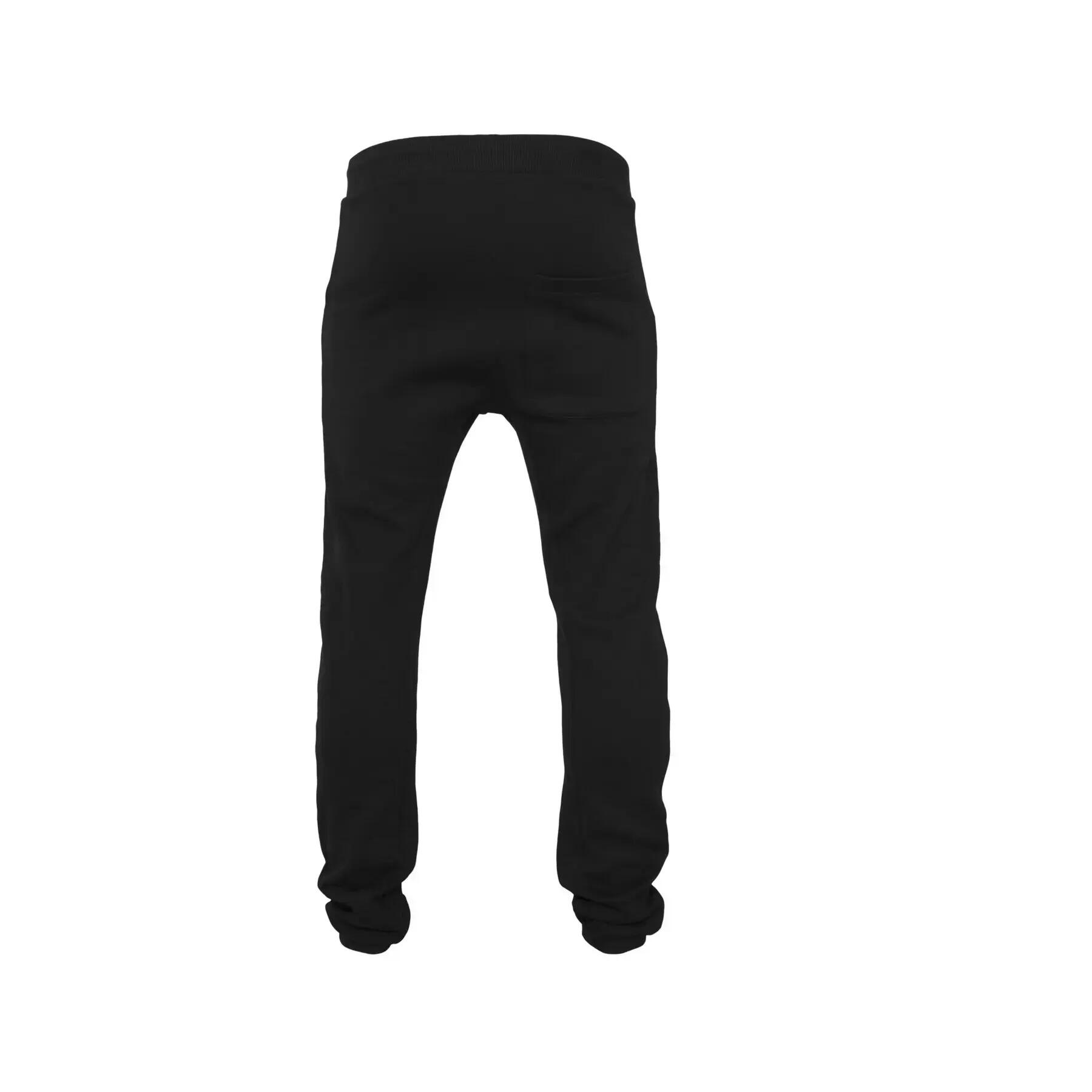 Calças de jogging de entrepernas largas Build Your Brand 3/5
