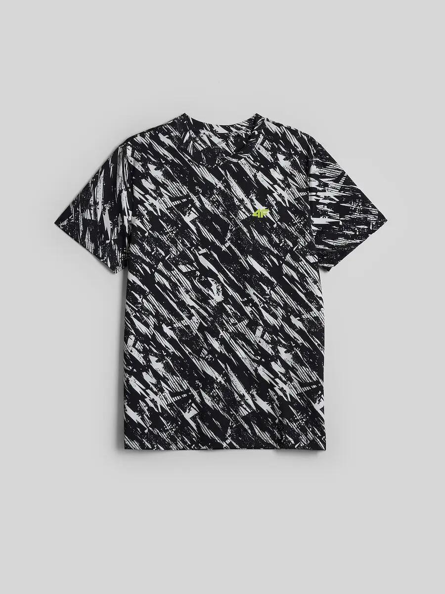 T-shirt regular z nadrukiem męski 4F 5/5