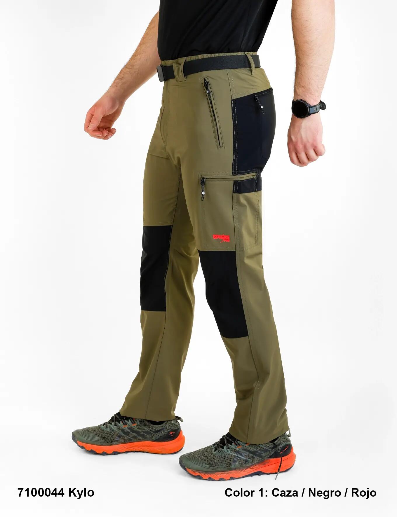 Pantalón senderismo - Hombre - Largo, elástico - Verde 3/3