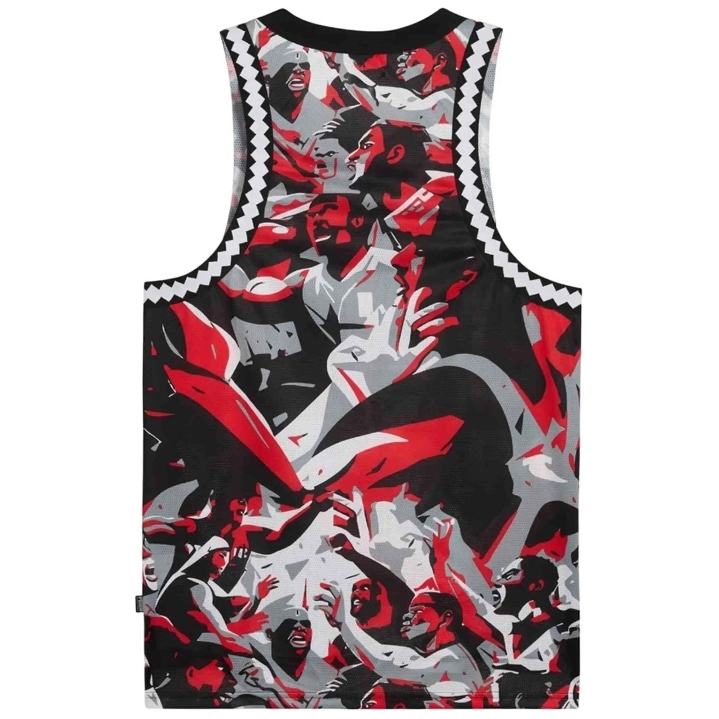 Camiseta de tirantes Puma modelo Puma Basketball Rival Rage AOP Mesh para hombre 5/5