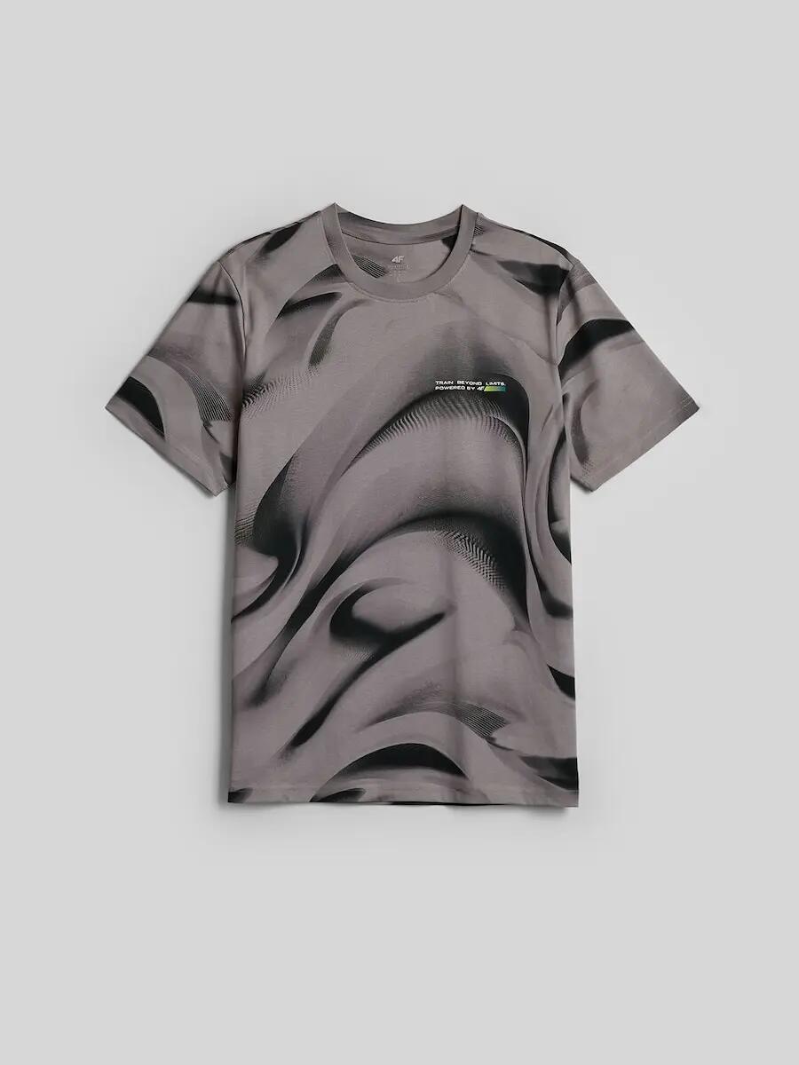 T-shirt regular z nadrukiem męski 4F 5/6
