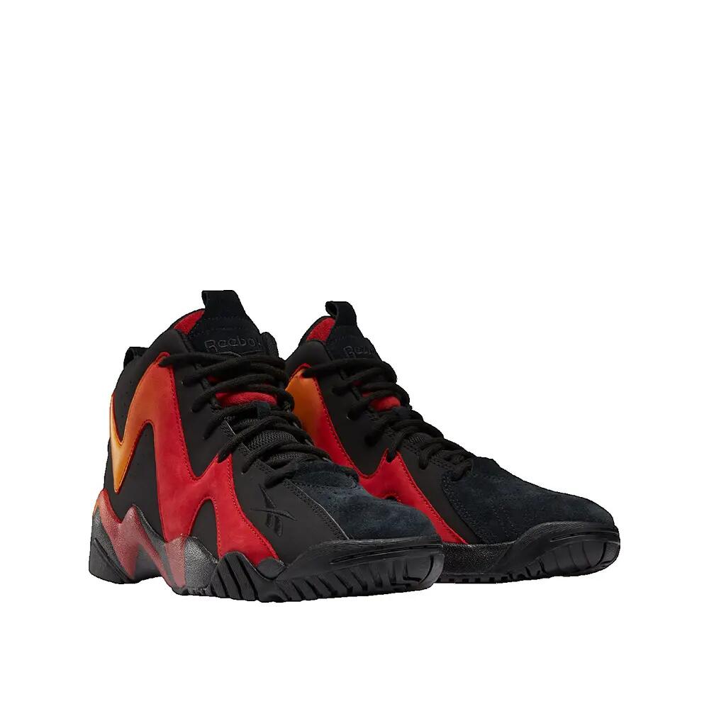 Scarpe da basket Reebok Kamikaze II Nero/Rosso Flash/Oro Semi Solaire 3/3