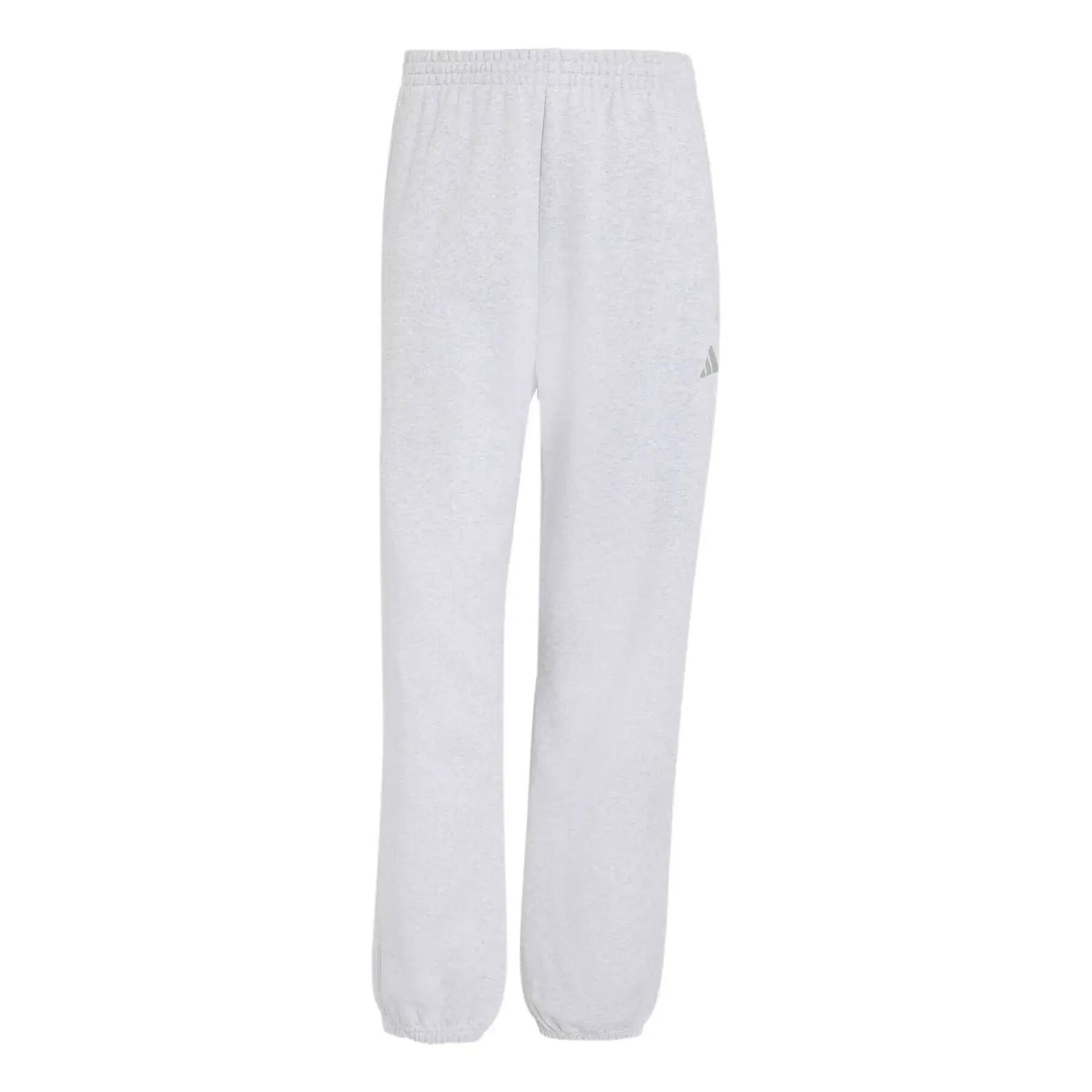 Spodnie dresowe Regular damskie adidas Small Logo Cuffed 1/3