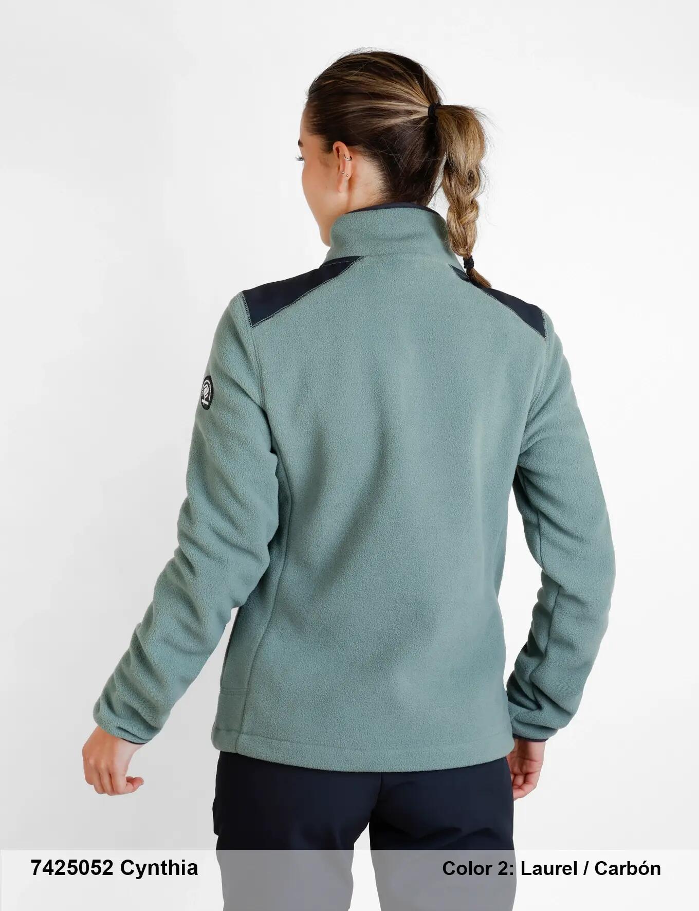 Chaqueta de trekking - Mujer - Polar - SPH Cynthia - Laurel-Charcoal 2/3