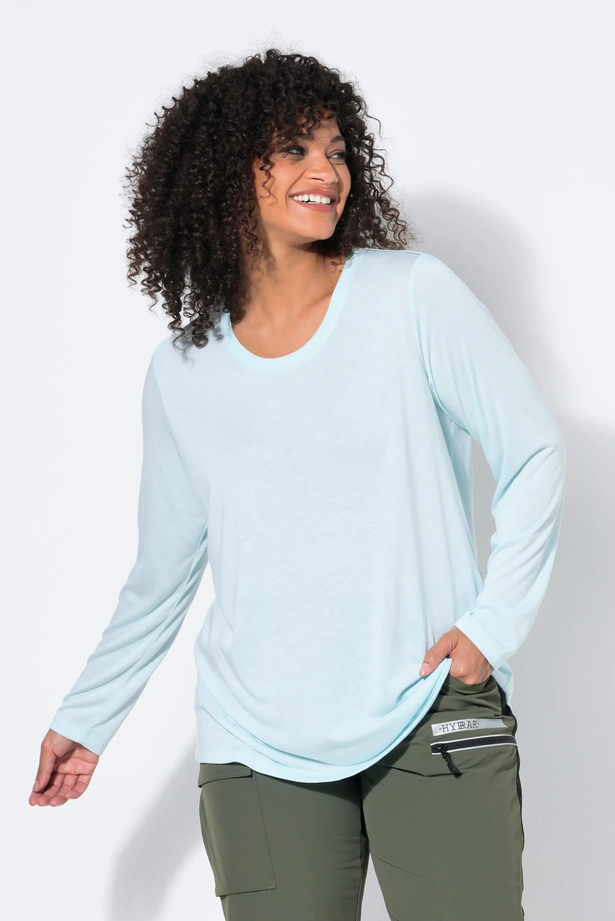 Femme T-shirt technique antibactérien col rond manches courtes 5/6