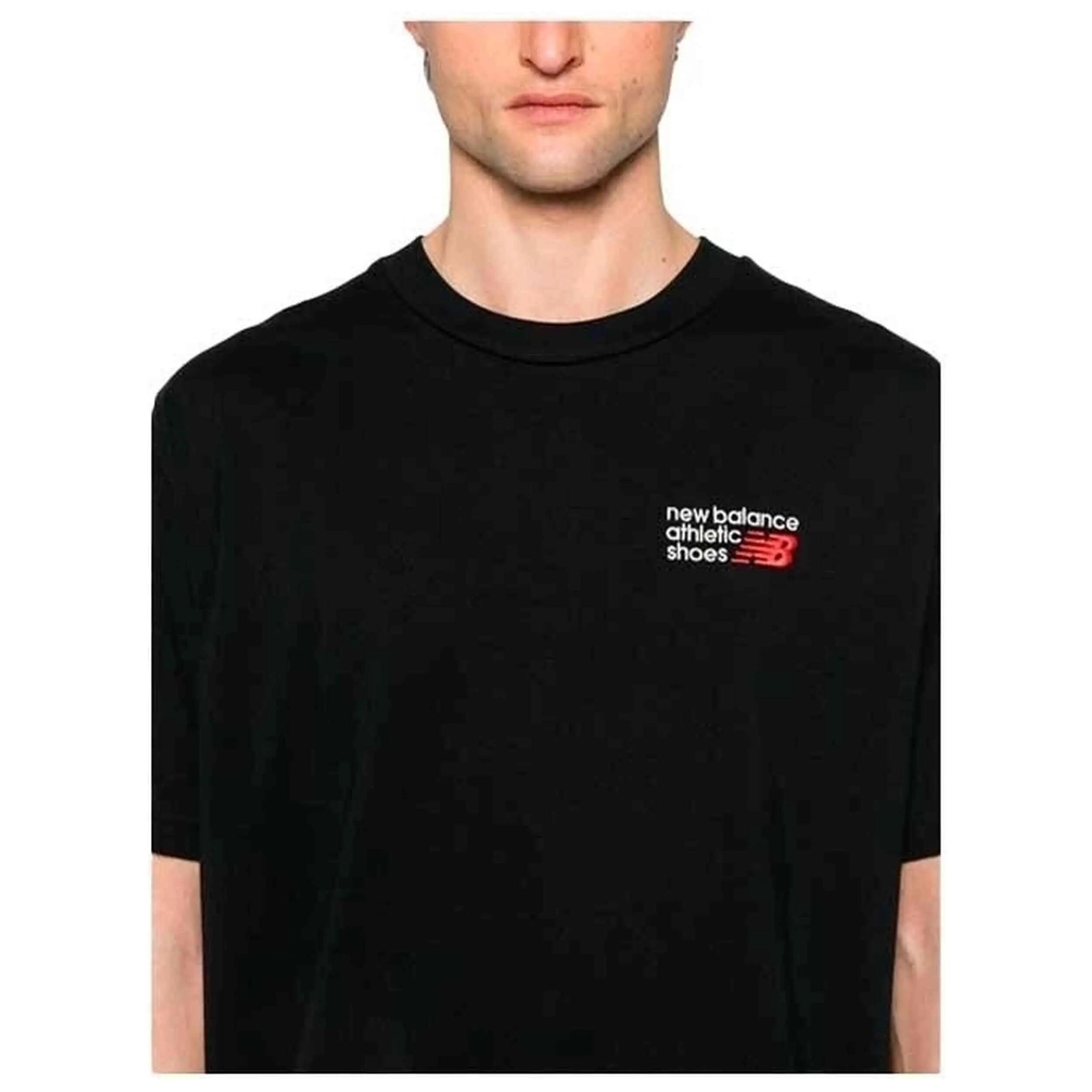 Maglia a maniche corte New Balance modello MT41908-BK per uomini 3/3