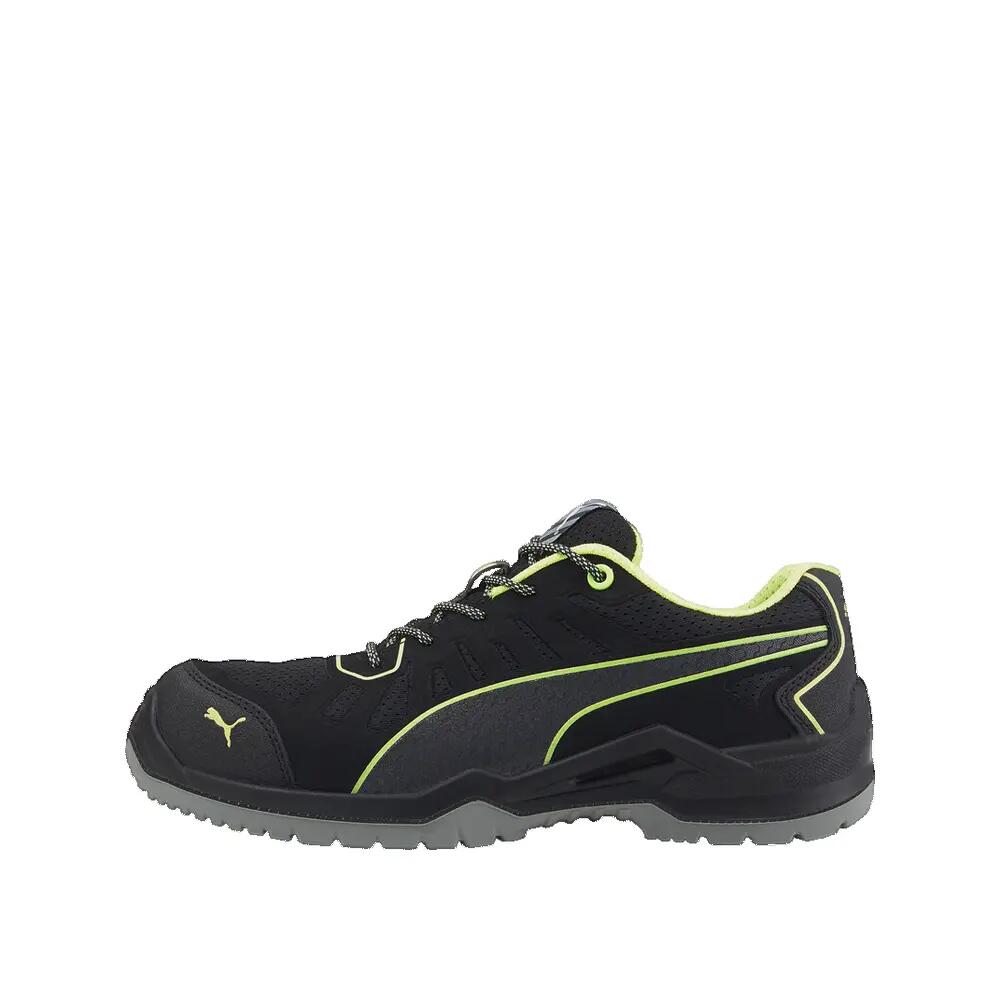 Zapatos de seguridad PUMA Fuse TC Verde Bajo S1P ESD SRC Negro/Verde 2/3