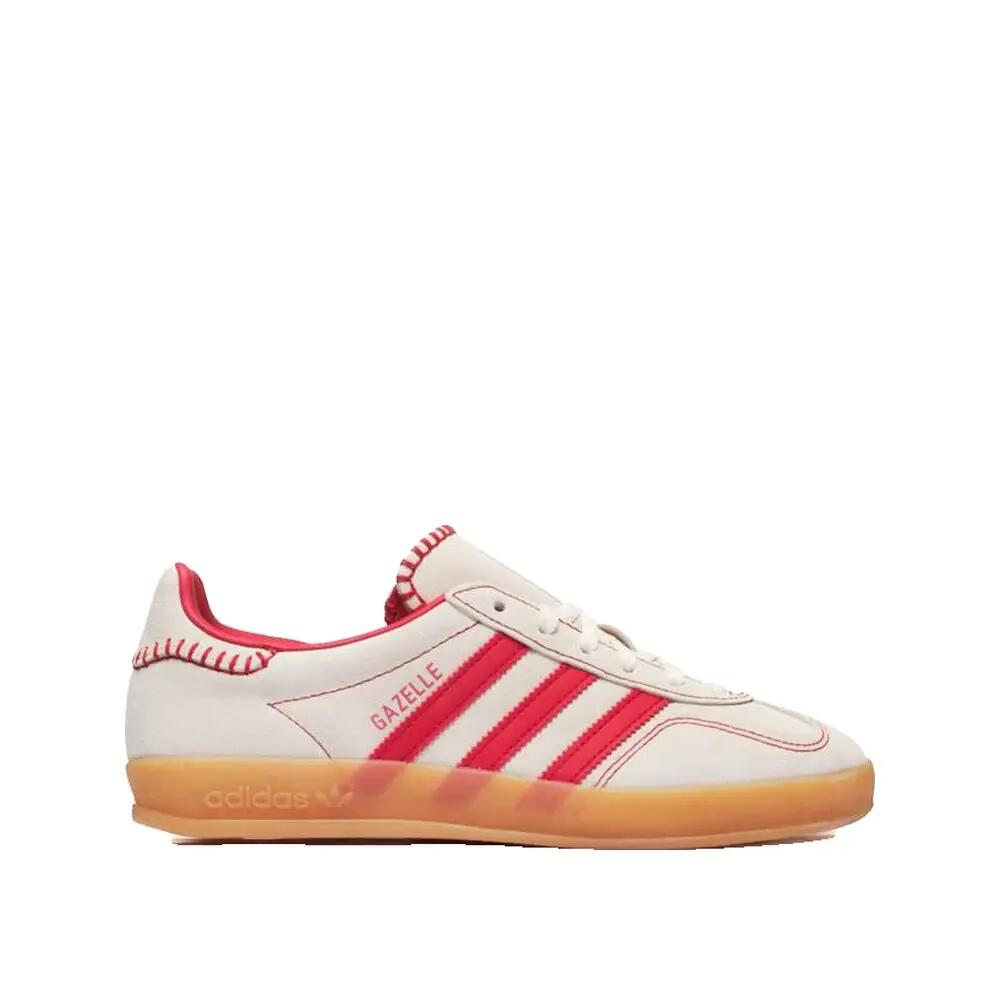 Scarpe adidas Gazelle Indoor Suède Beige/Rosso 2/6