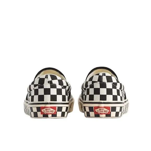 sneakers Vans Slip-On black white checkerboard 5/7