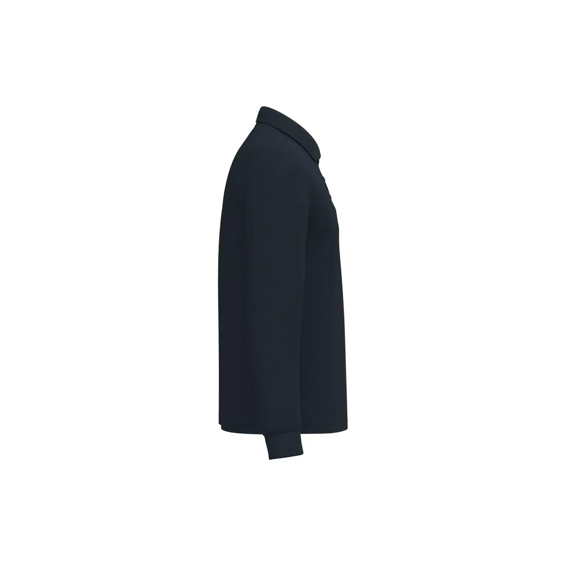 Polo in maglia piqué a maniche lunghe iDeal Basic Brand 3/3