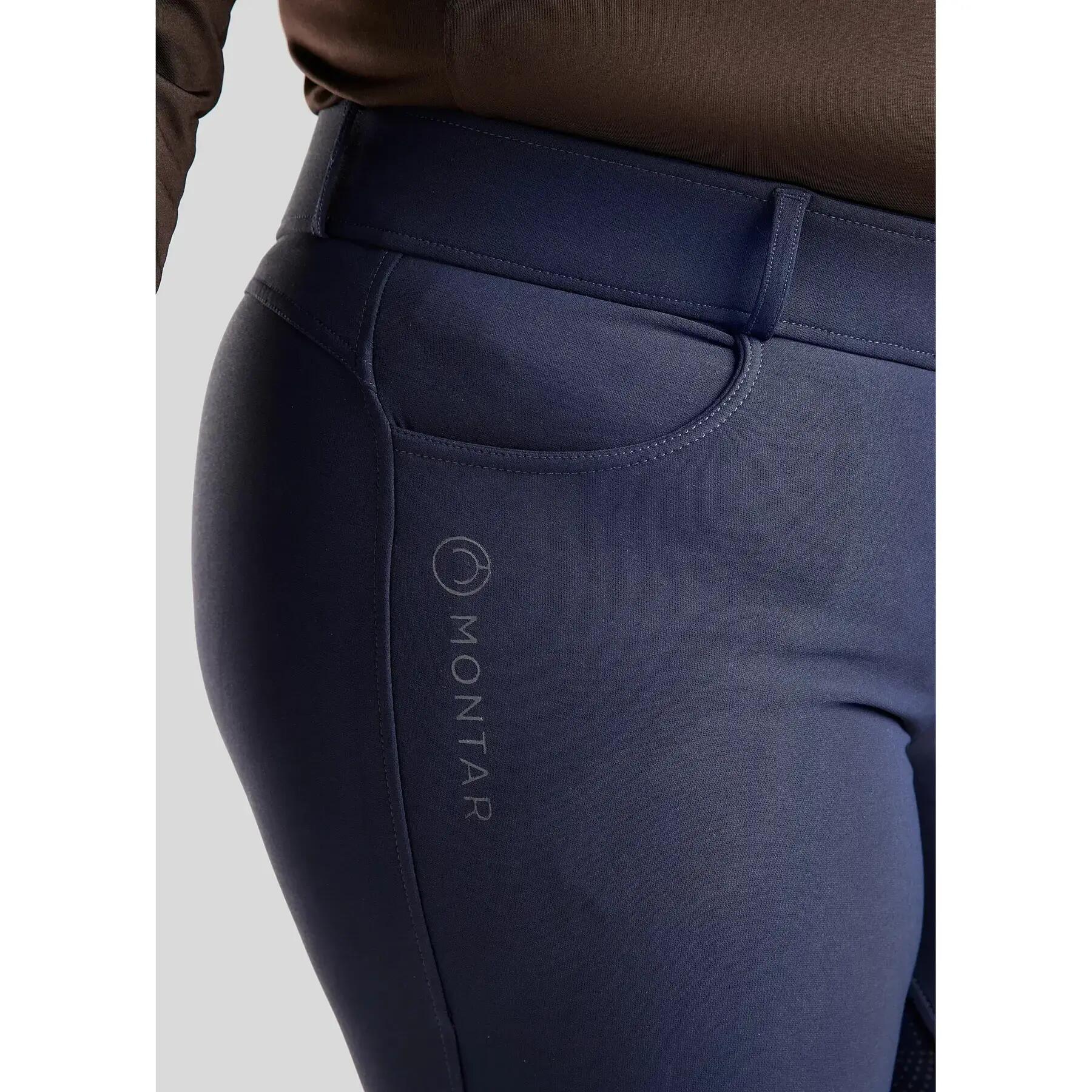 Pantalon équitation full grip femme Montar ESS Megan Highwaist Vol 2 4/5