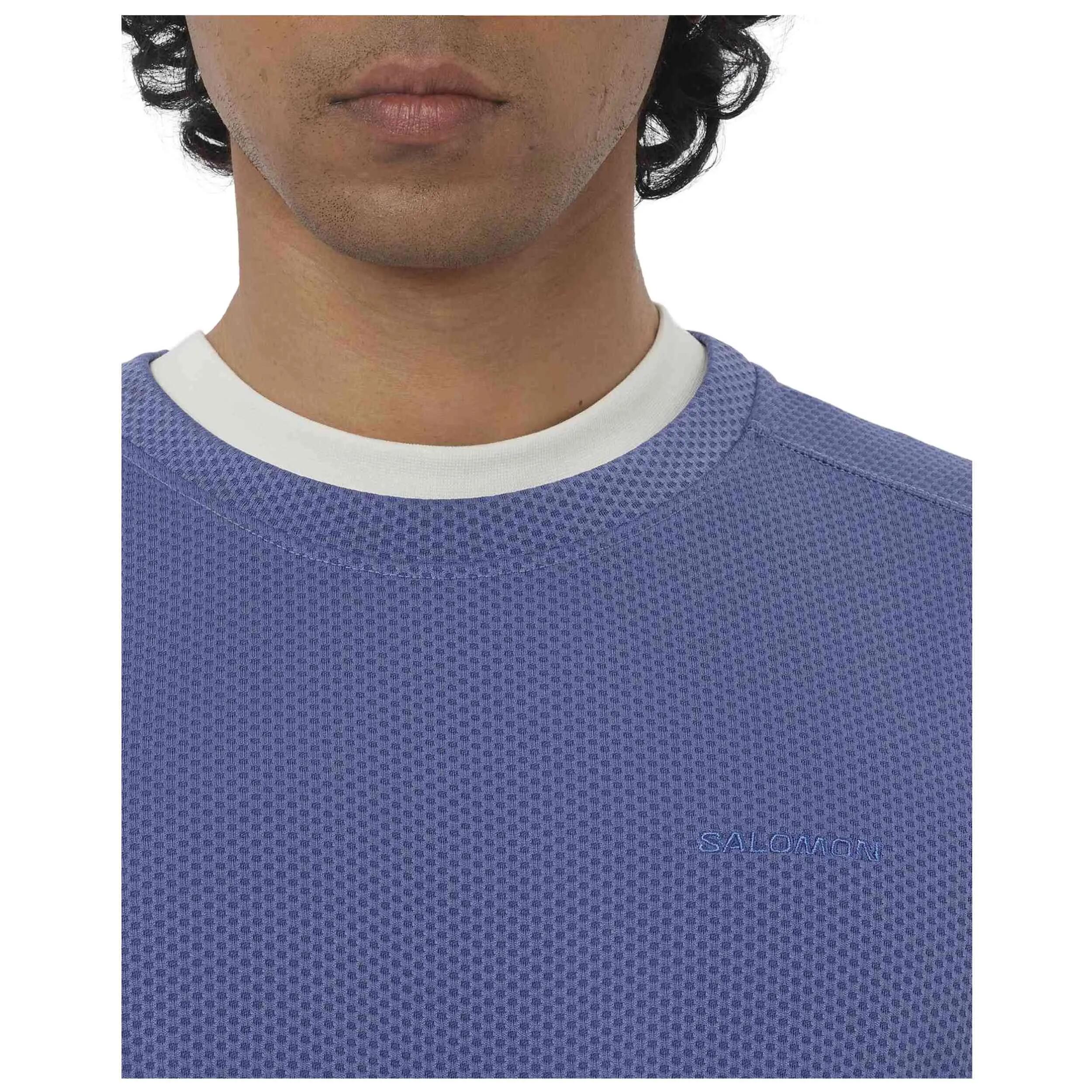 Fleecejacke Salomon Modell Motomesh Crewneck für männer 5/5