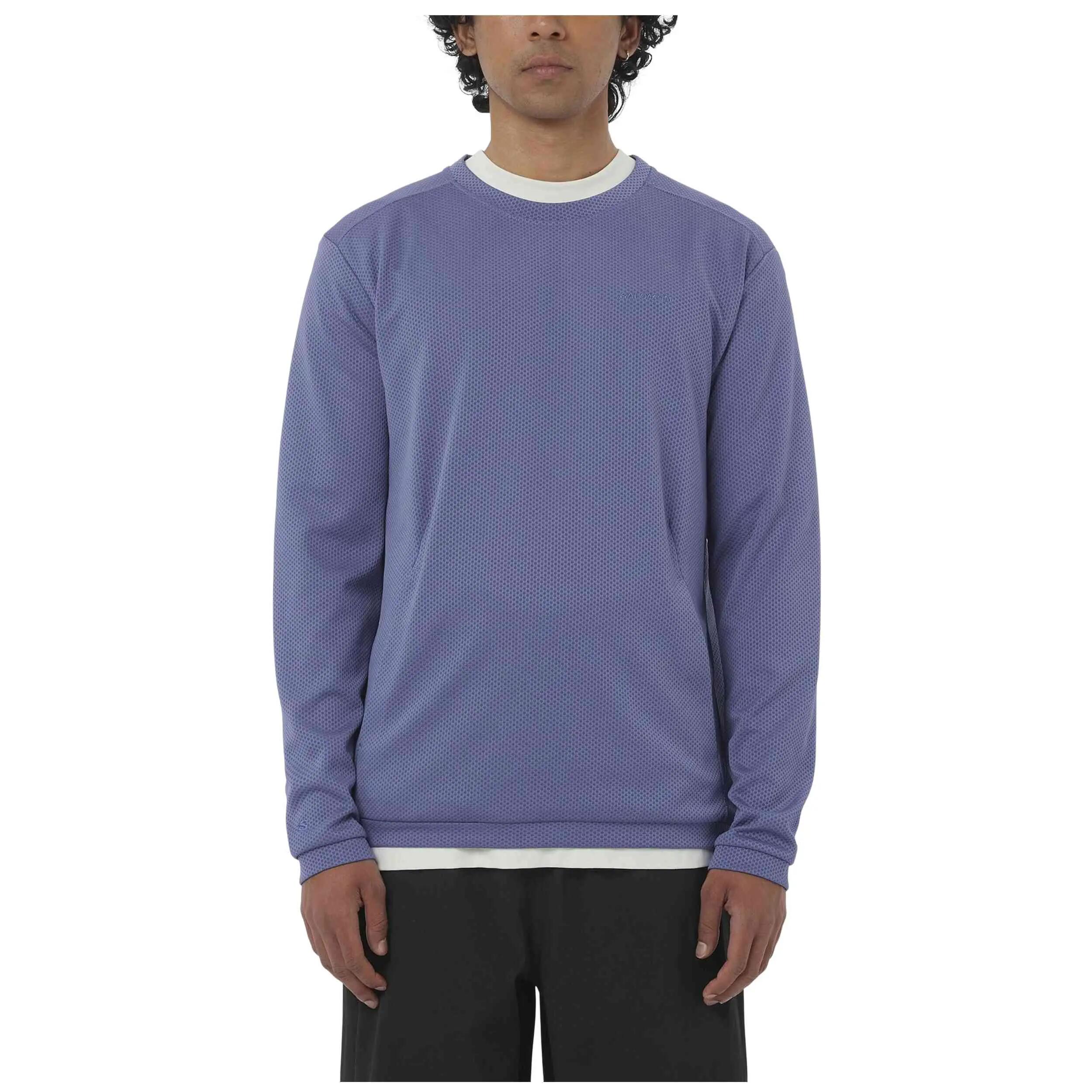 Fleecejacke Salomon Modell Motomesh Crewneck für männer 3/5