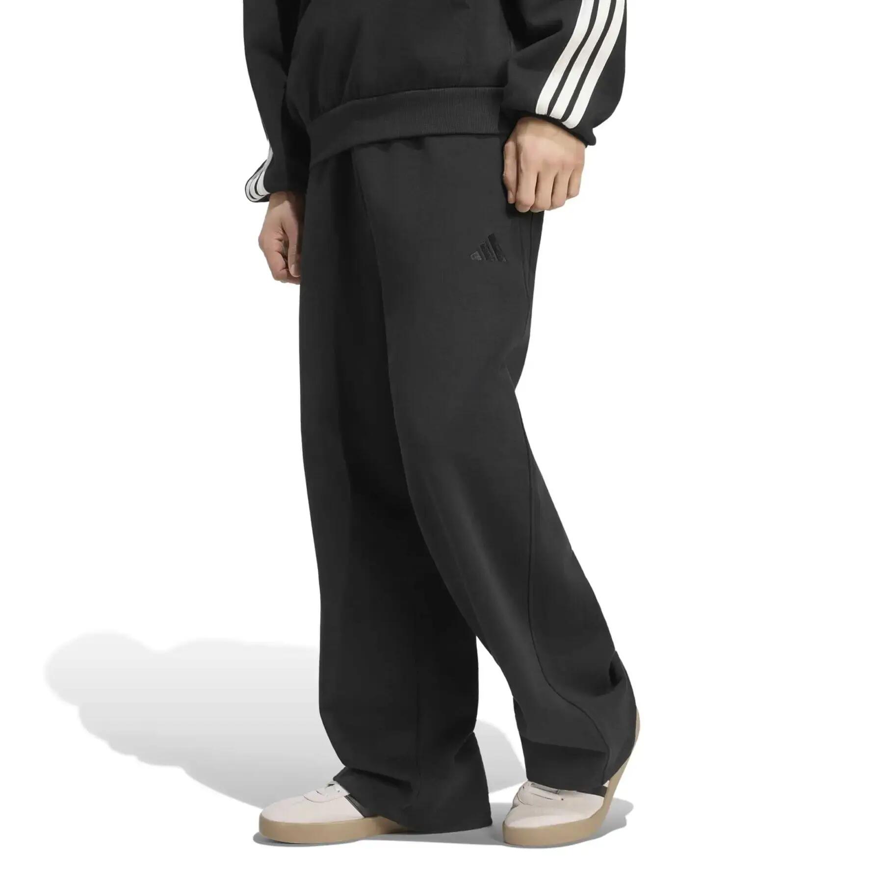 Calças de perna larga adidas Small Logo 2/6