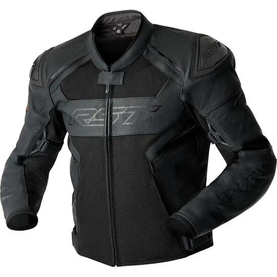 Giacca in pelle da moto RST S1 D3O Mesh