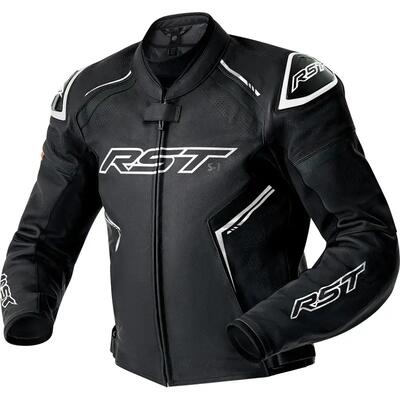 Giacca in pelle da moto RST S1 D3O