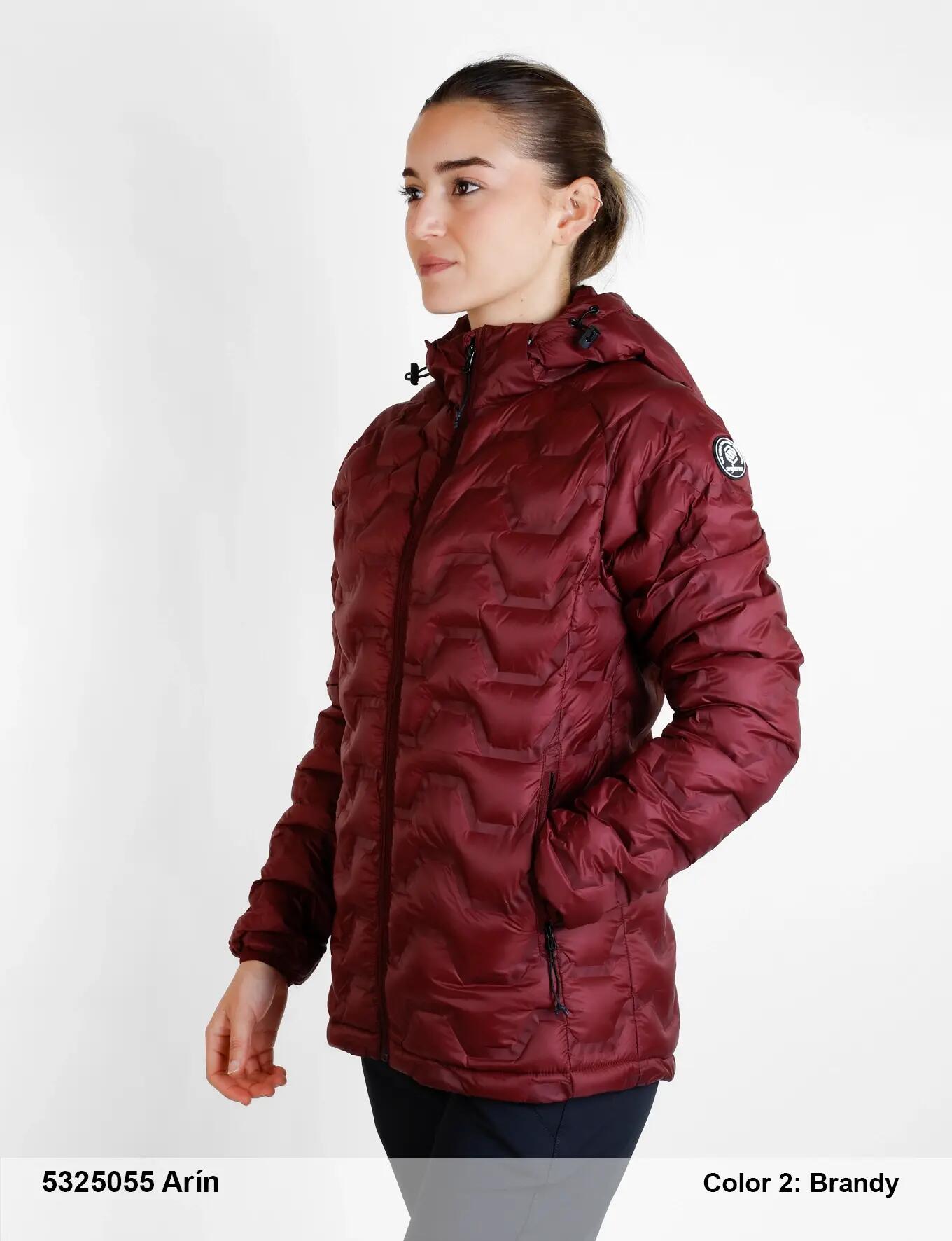 Anorak - Mujer - Cuello con cremallera, manga larga - ARIN - Brandy 3/3