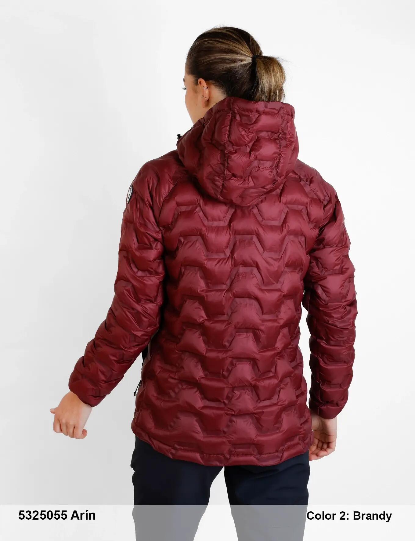 Anorak - Mujer - Cuello con cremallera, manga larga - ARIN - Brandy 2/3