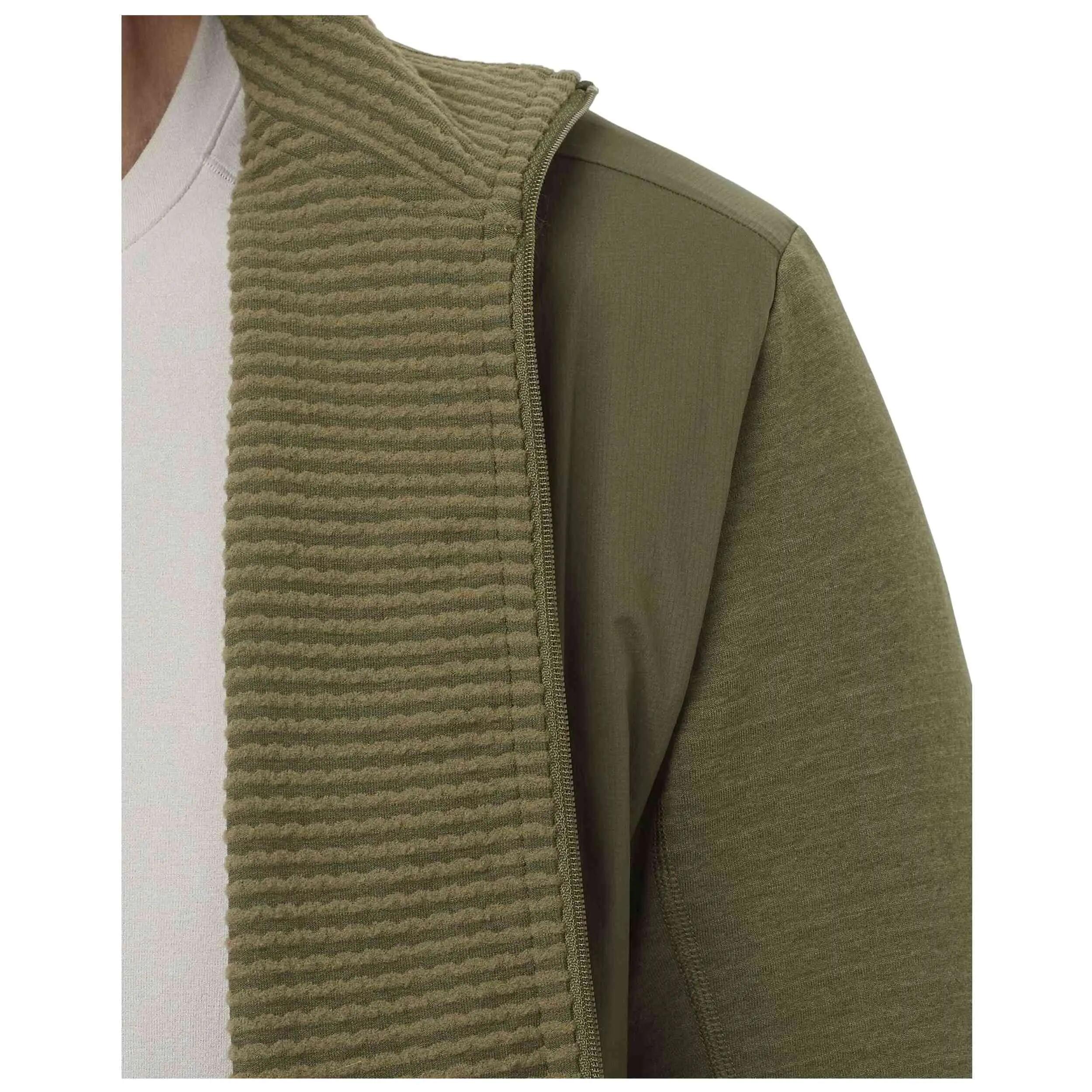 Fleecejacke Salomon Modell Essential Lightwarm Hybrid "Grape Leaf" für männer 5/5