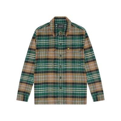 Flanellen overhemd lyle & scott