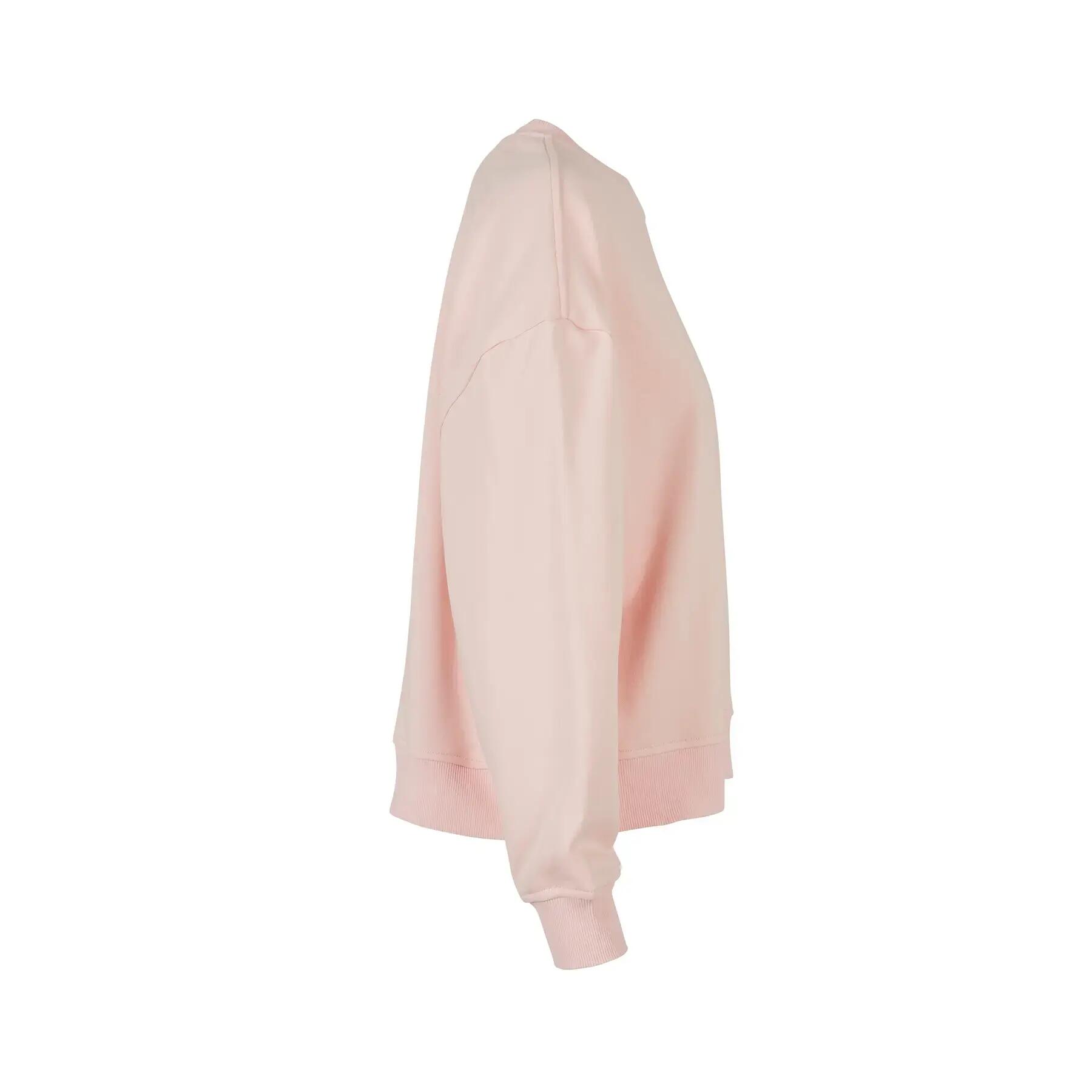 Camisola de gola redonda para mulher Build Your Brand Oversized 3/4