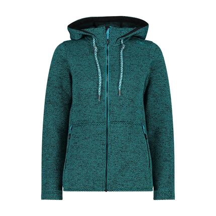 Damen-Fleecejacke mit fester Kapuze CMP