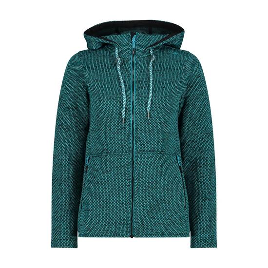 Damen-Fleecejacke mit fester Kapuze CMP