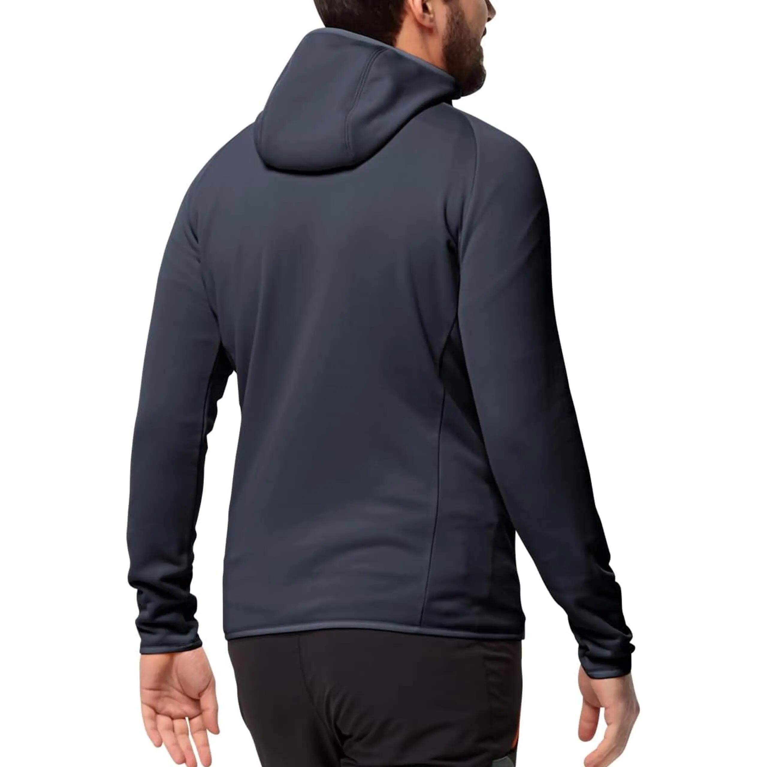 Bluza  męska sportowa Jack Wolfskin BAISELBERG HOODED FZ 3/5