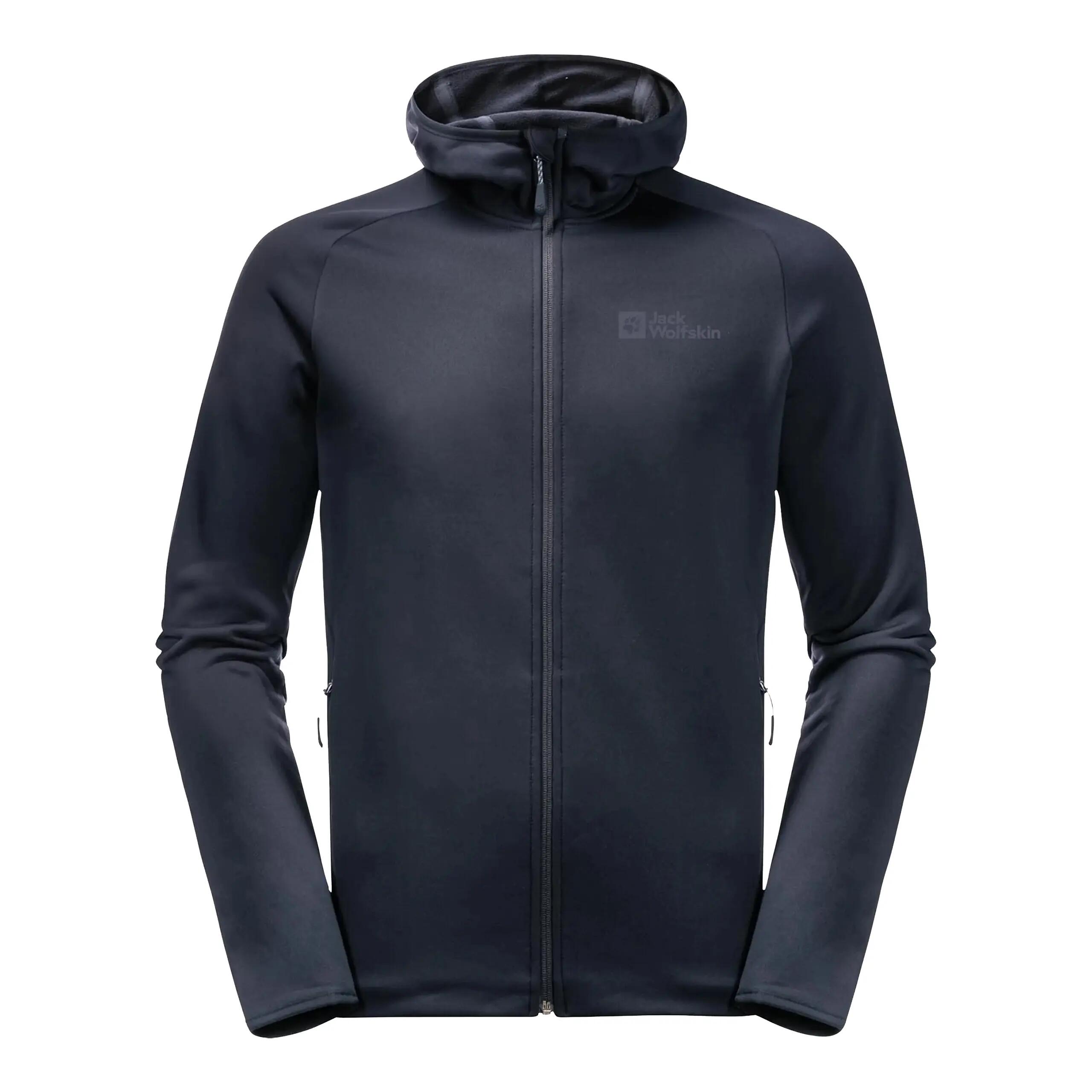 Bluza  męska sportowa Jack Wolfskin BAISELBERG HOODED FZ 2/5