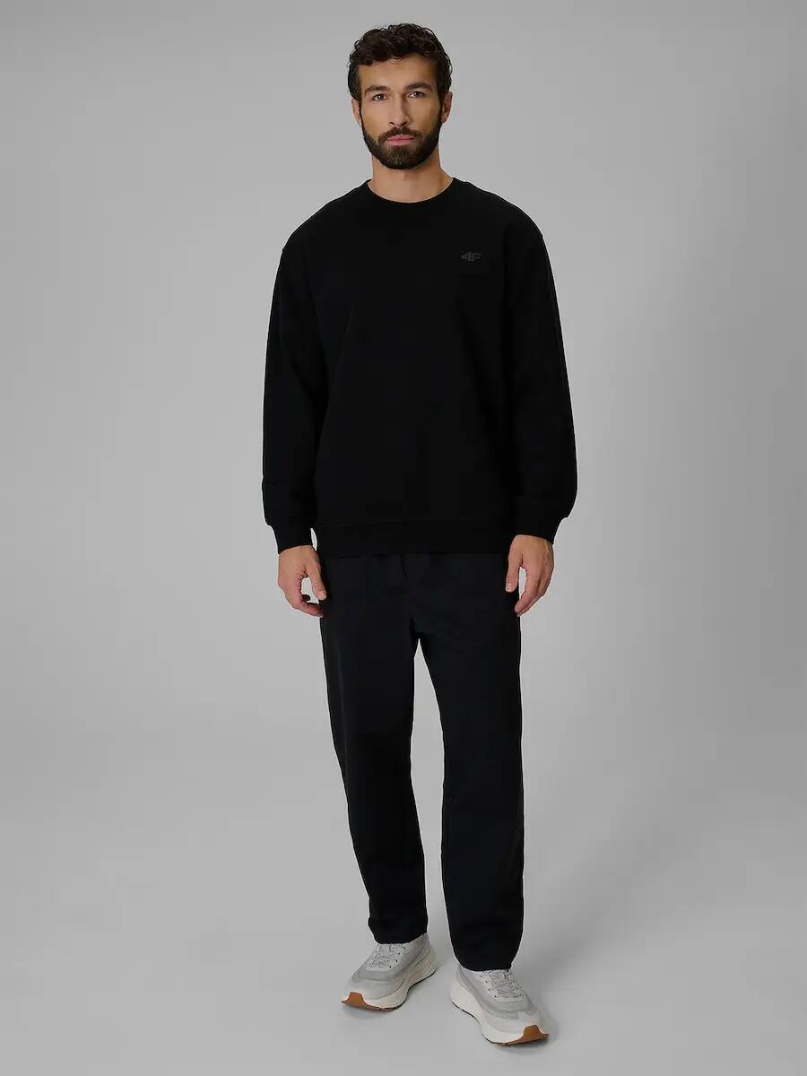 Bluza dresowa regular bez kaptura męska 4F 3/7