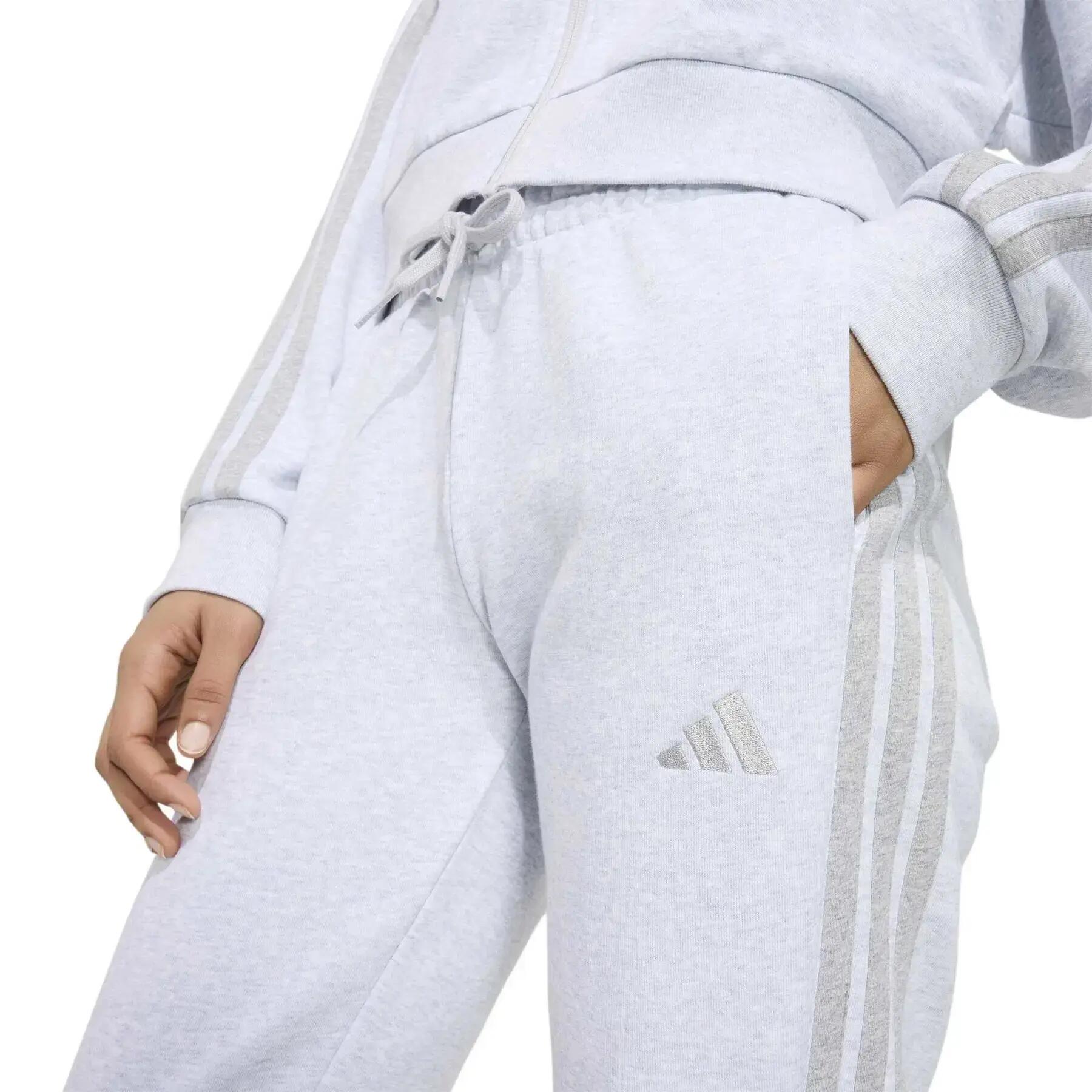 Damen Jogginghose adidas Essentials 3-Stripes Cuffed 5/6