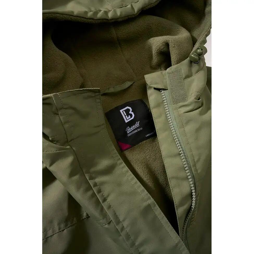Veste imperméable à capuche full zip femme Brandit 3/4