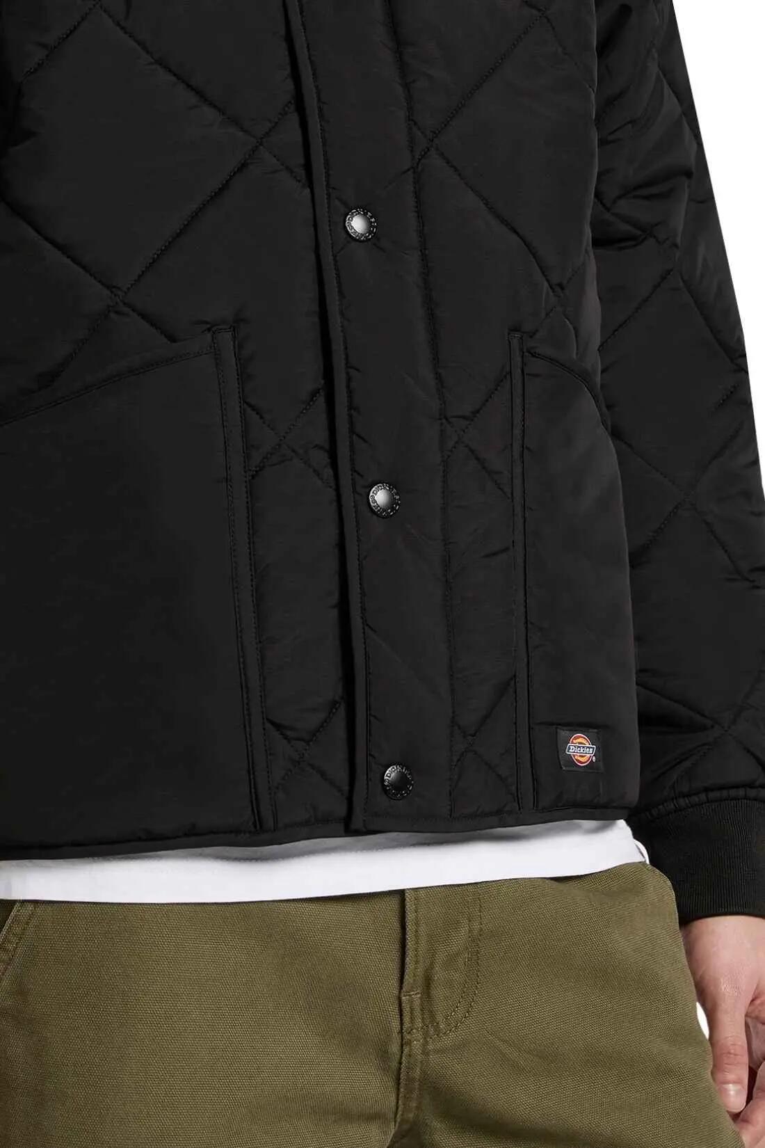 Piumino - sportswear - uomo - trapuntato, regular fit - Samburg - nero 5/6
