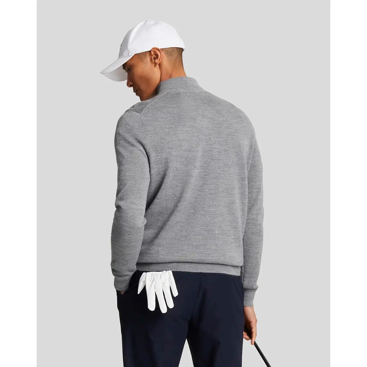 Sweter merino 1/4 zip Lyle & Scott 4/5
