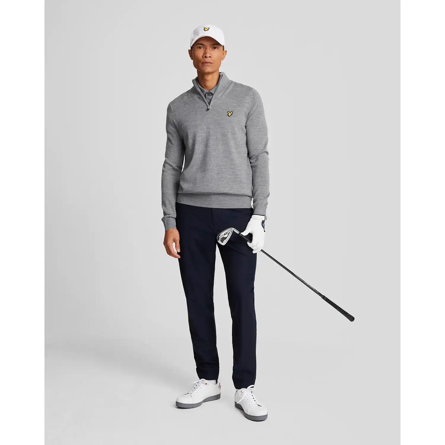 Sweter merino 1/4 zip Lyle & Scott 3/5