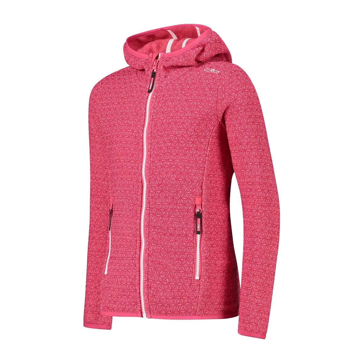 Gemonteerde fleece met capuchon voor meisjes CMP 3/3