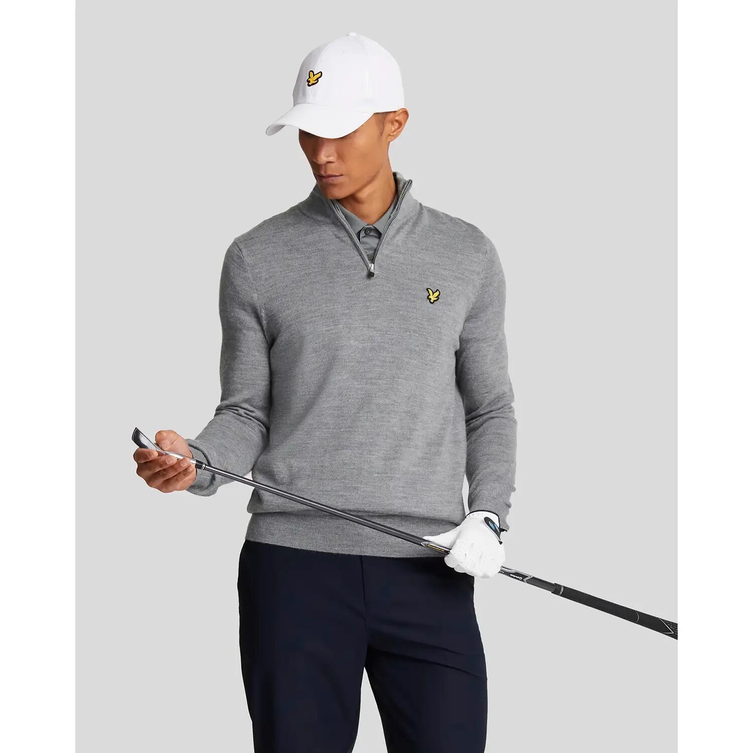 Sweter merino 1/4 zip Lyle & Scott 2/5