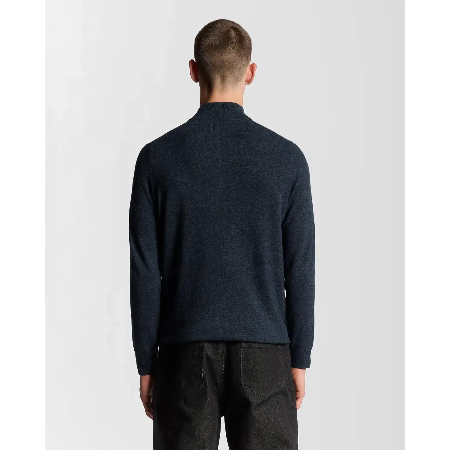Pull en laine d'agneau 1/4 zip Lyle & Scott Blend 4/6