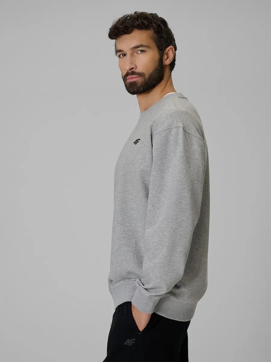 Bluza dresowa regular bez kaptura męska 4F 5/7