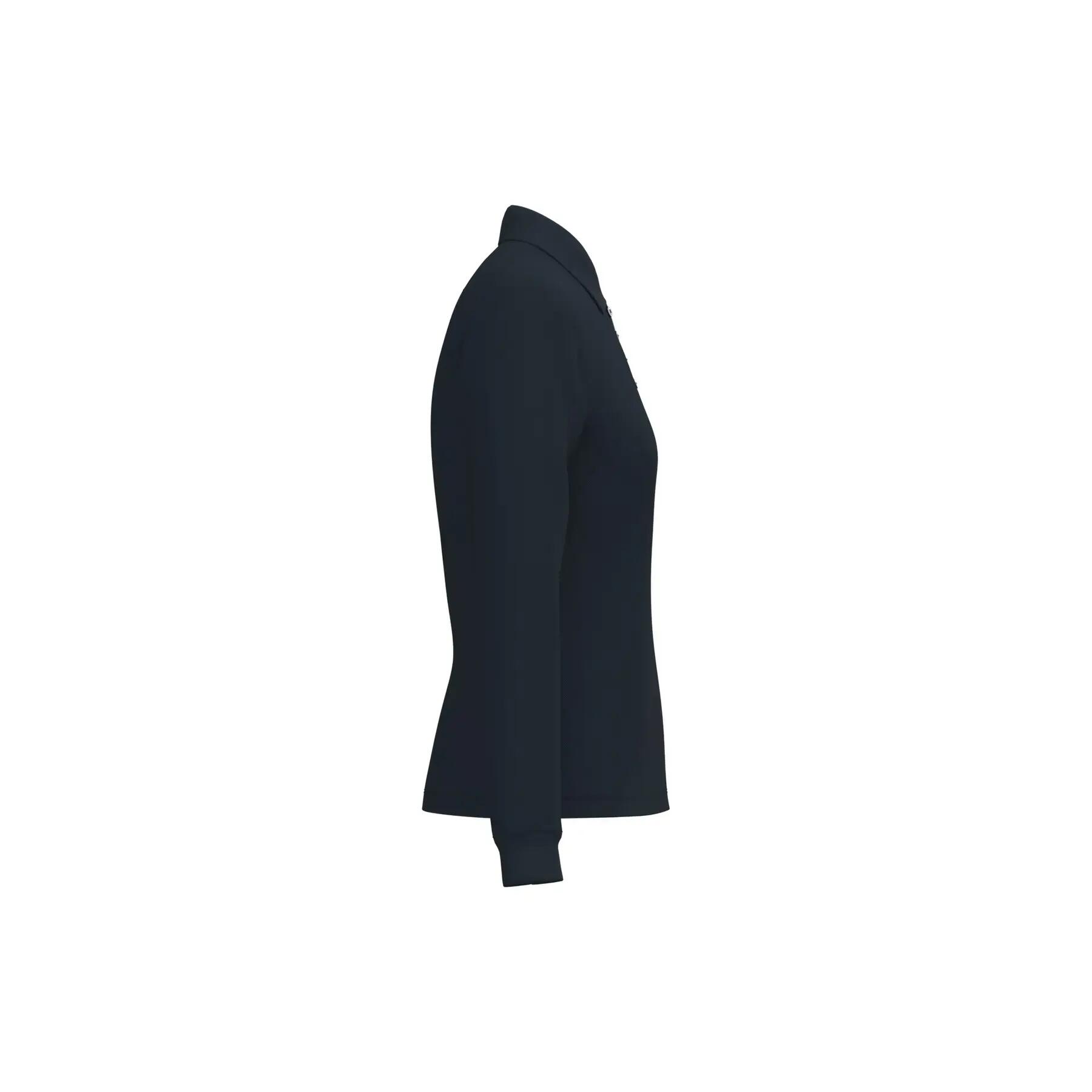 Polo donna a maniche lunghe in iDeal Basic Brand 3/3
