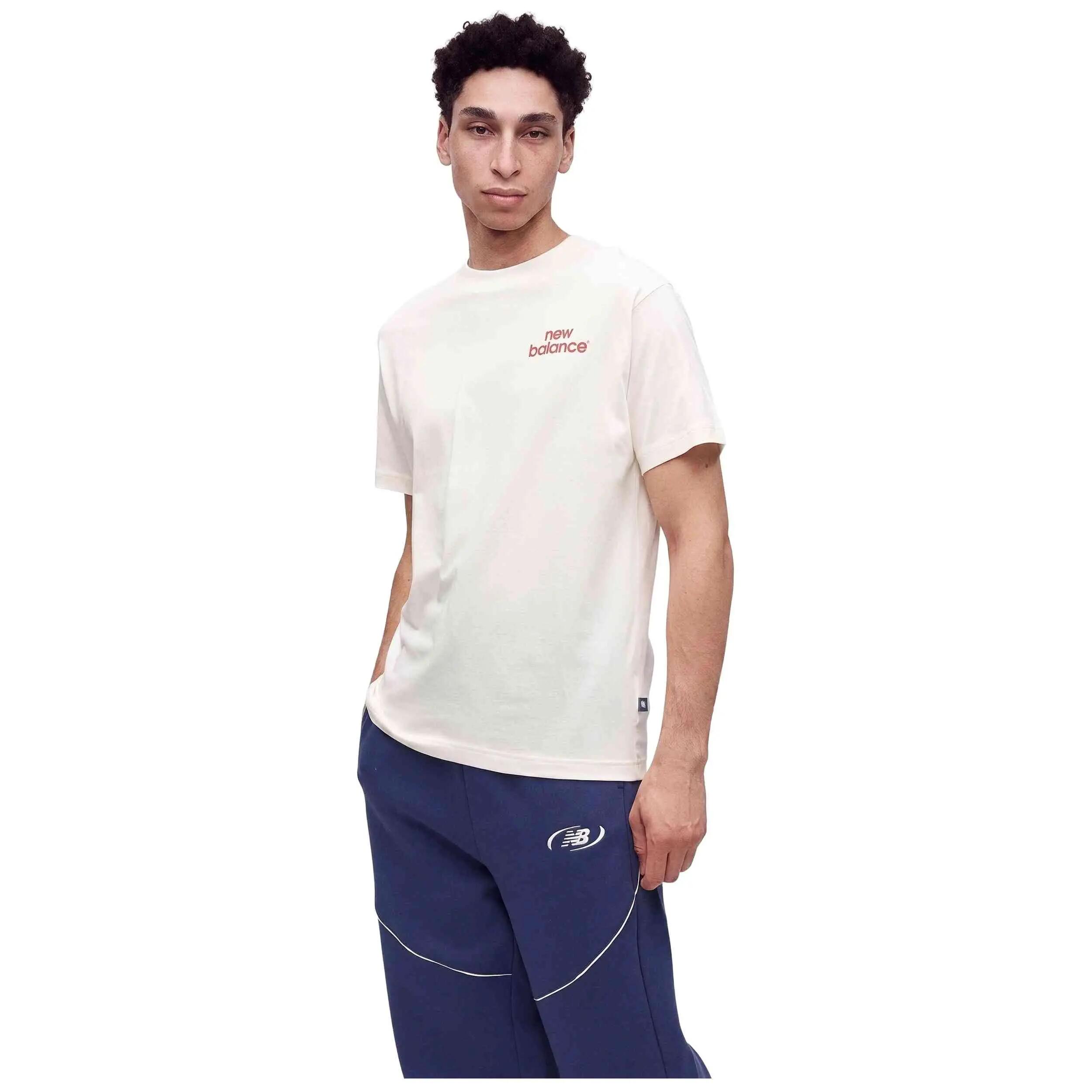 Maglia a maniche corte New Balance modello MT62G7MGAGA per unisex 4/4