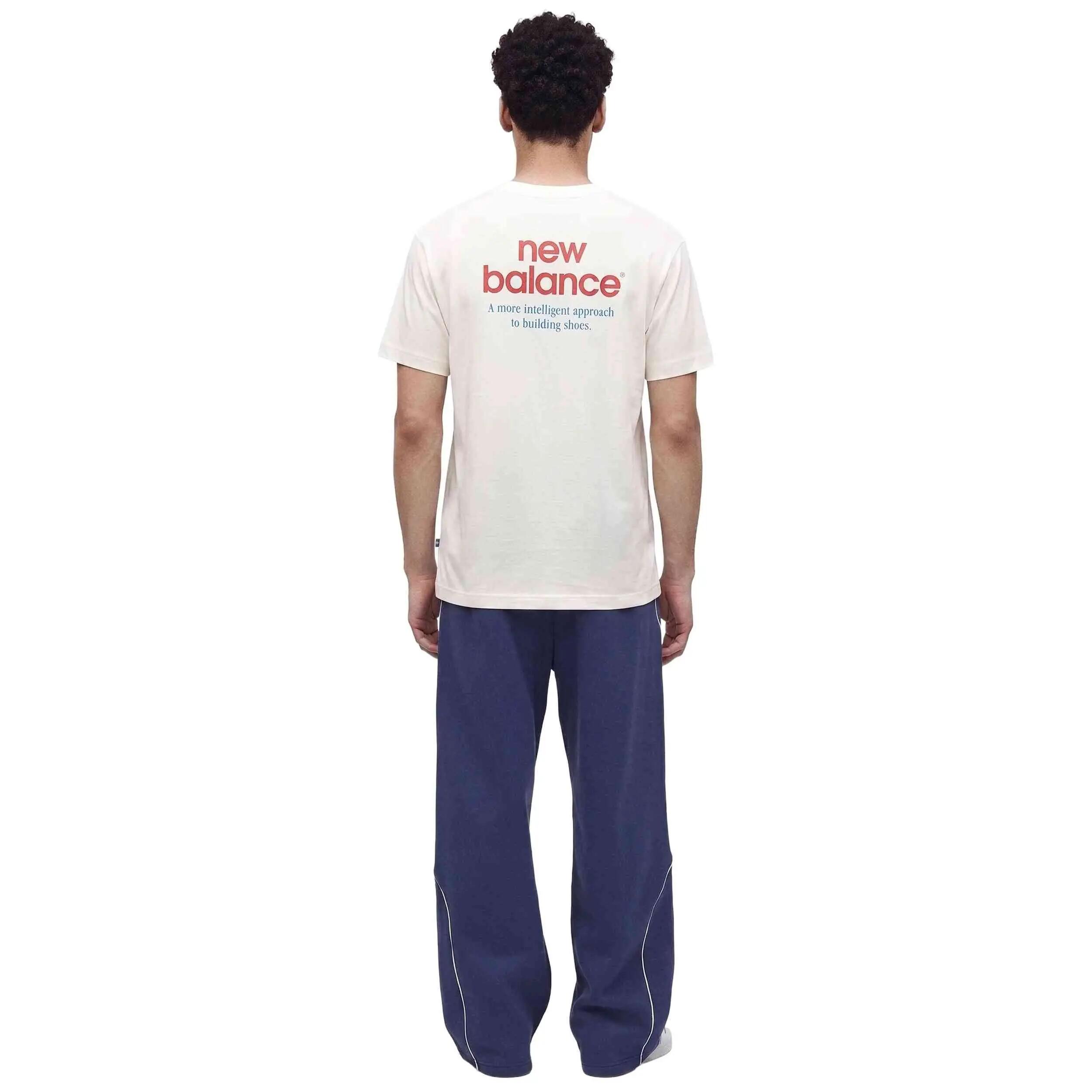 Maglia a maniche corte New Balance modello MT62G7MGAGA per unisex 3/4