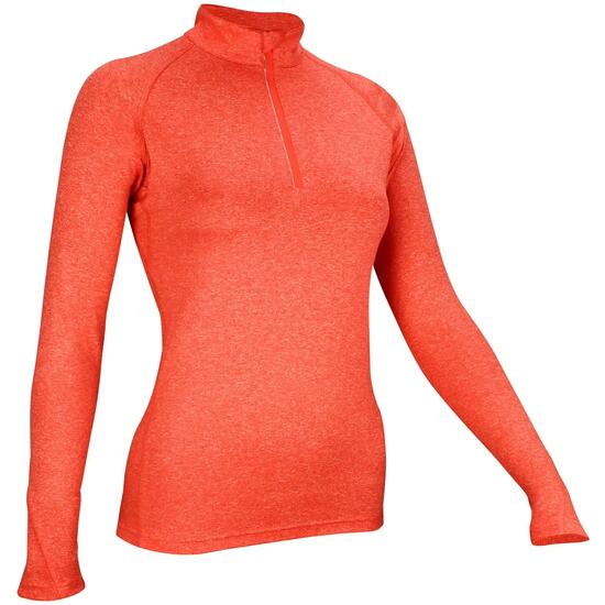 T-shirt manches longues 1/4 zip femme Avento