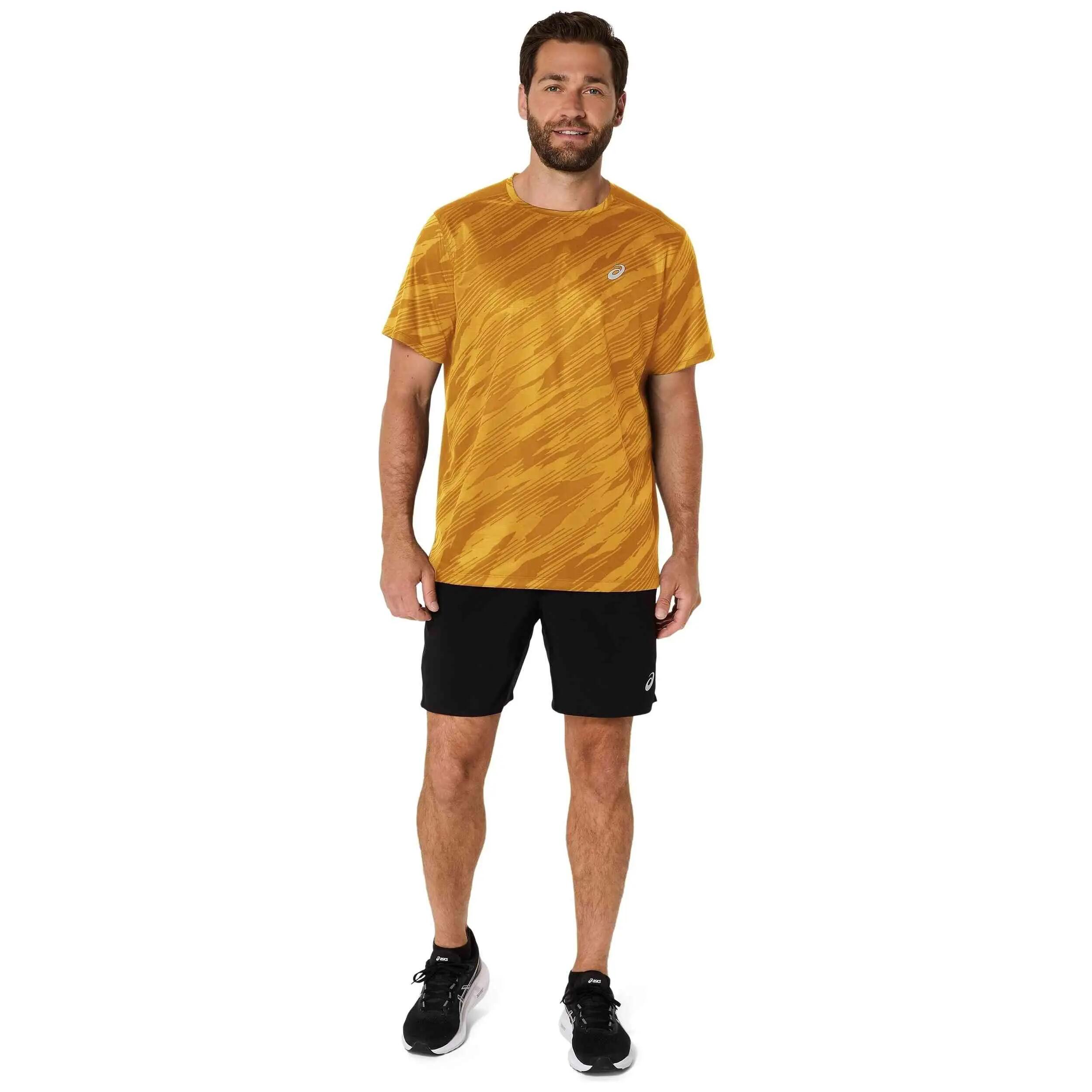 T-shirt met korte mouwen Asics model CORE ALL OVER PRINT SS TOP voor mannen 5/5