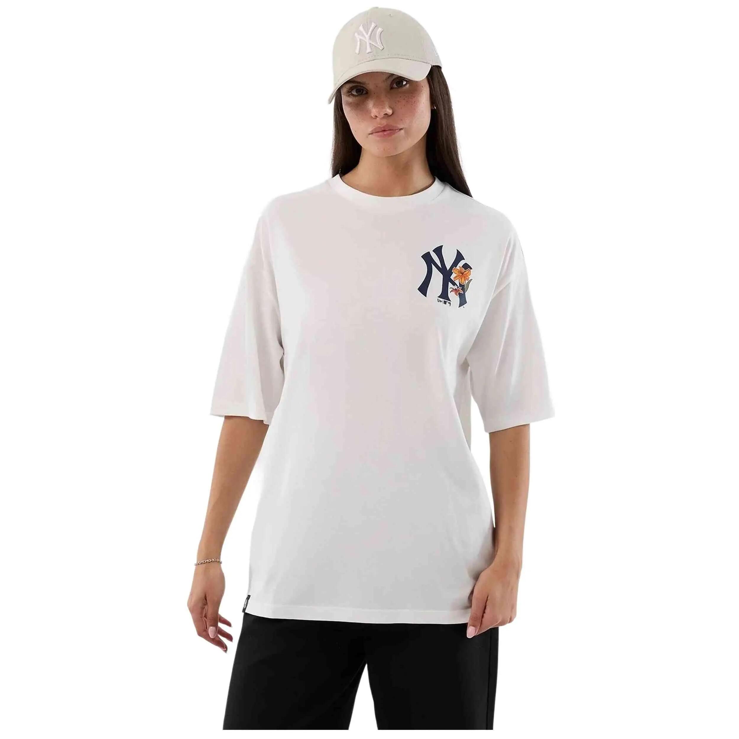 Maglia a maniche corte New Era modello MLB FLORAL OS TEE per uomini 5/5