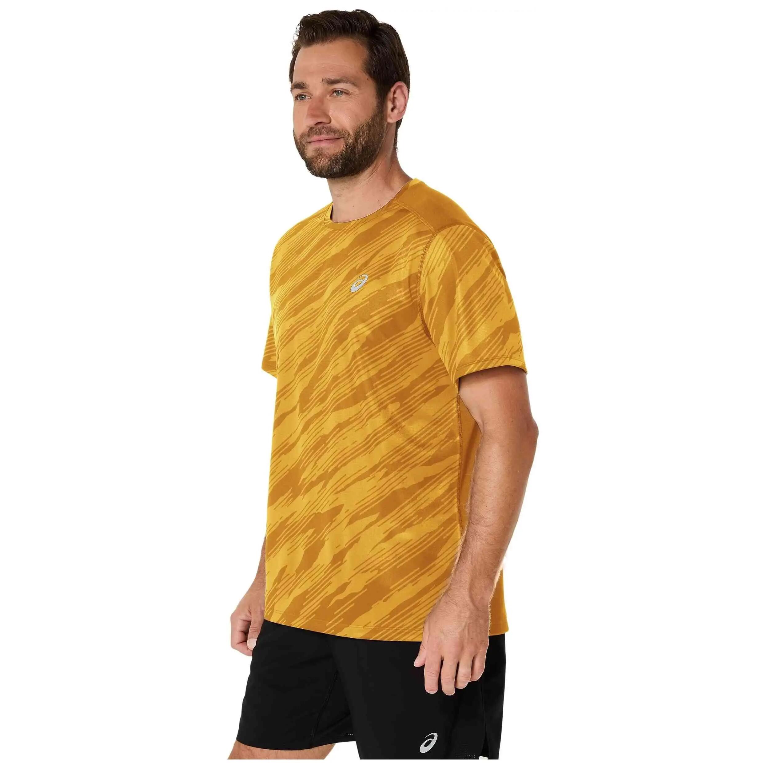 T-shirt met korte mouwen Asics model CORE ALL OVER PRINT SS TOP voor mannen 3/5