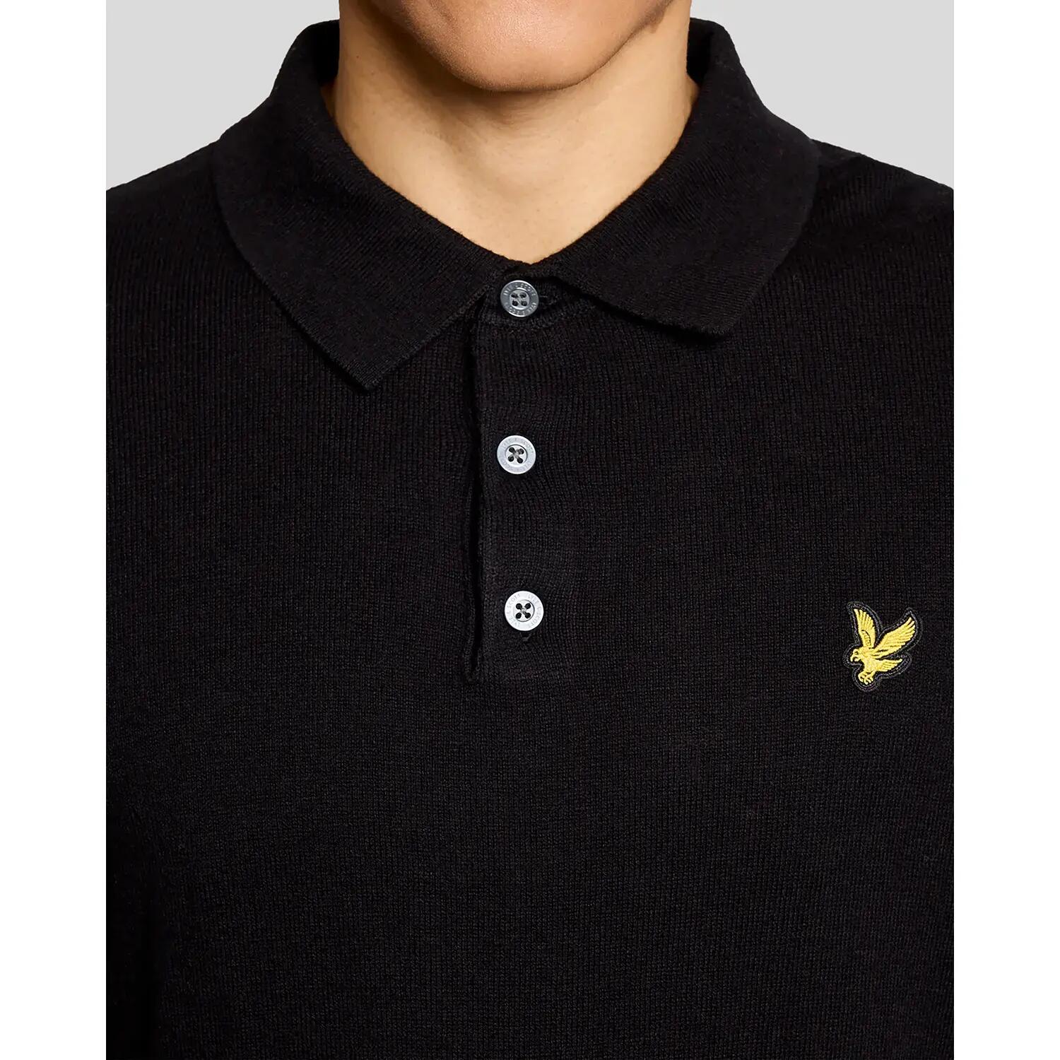 Polo manches longues coton mérinos Lyle & Scott 6/7