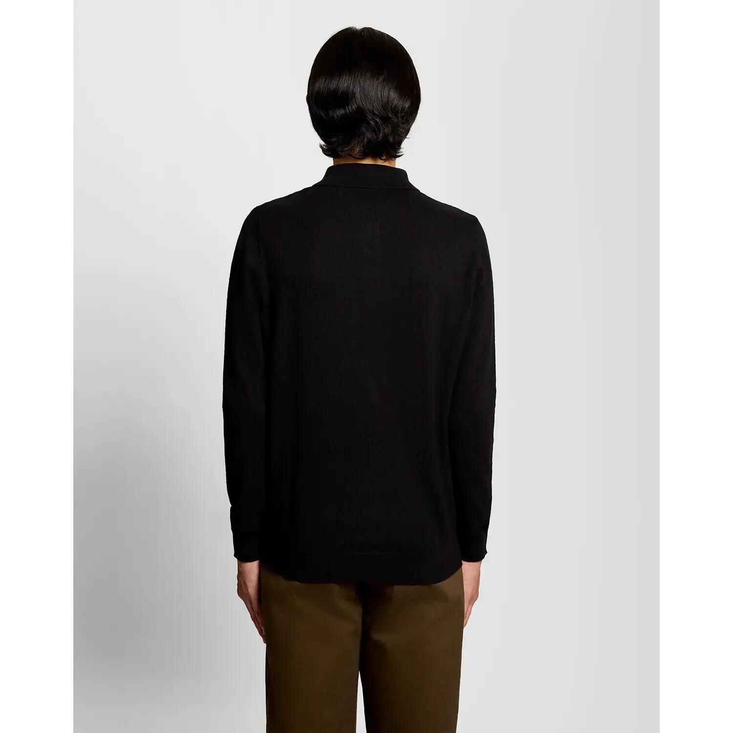Polo manches longues coton mérinos Lyle & Scott 5/7