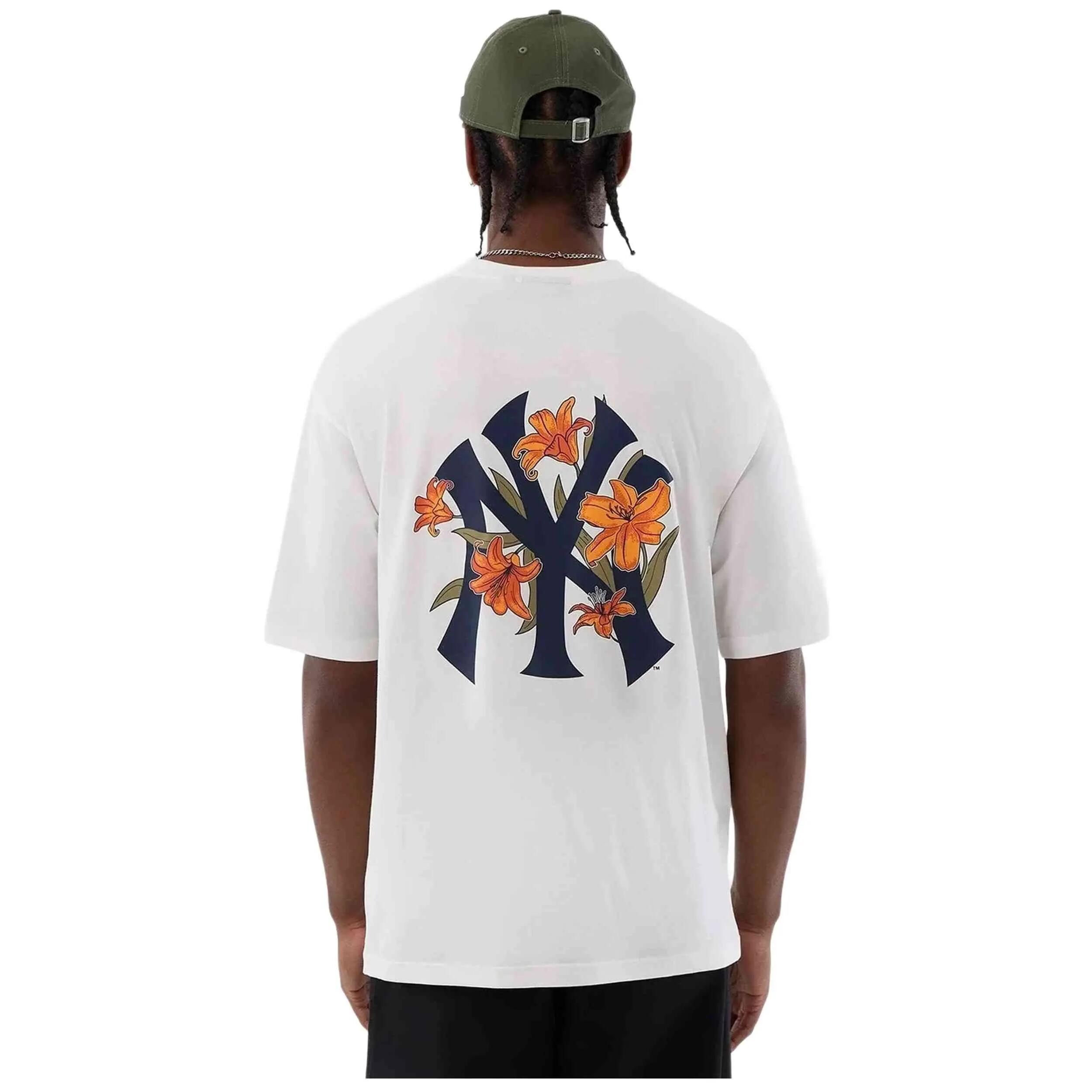Maglia a maniche corte New Era modello MLB FLORAL OS TEE per uomini 2/5